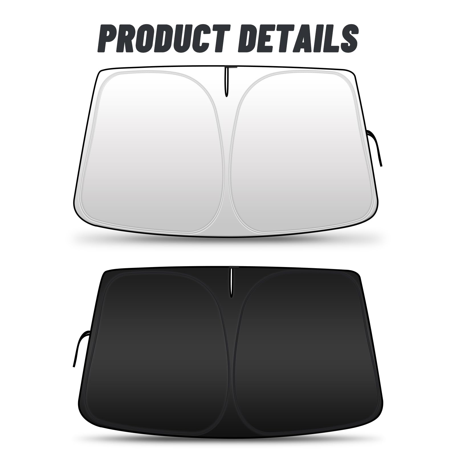 D-Lumina Pare-Brise Pare-Soleil pour Peugeot 308 (2008–2015) Accessoires, Protecteur de Protection de Pare Soleil Voiture Contre Les Rayons UV, Pliable et Portable