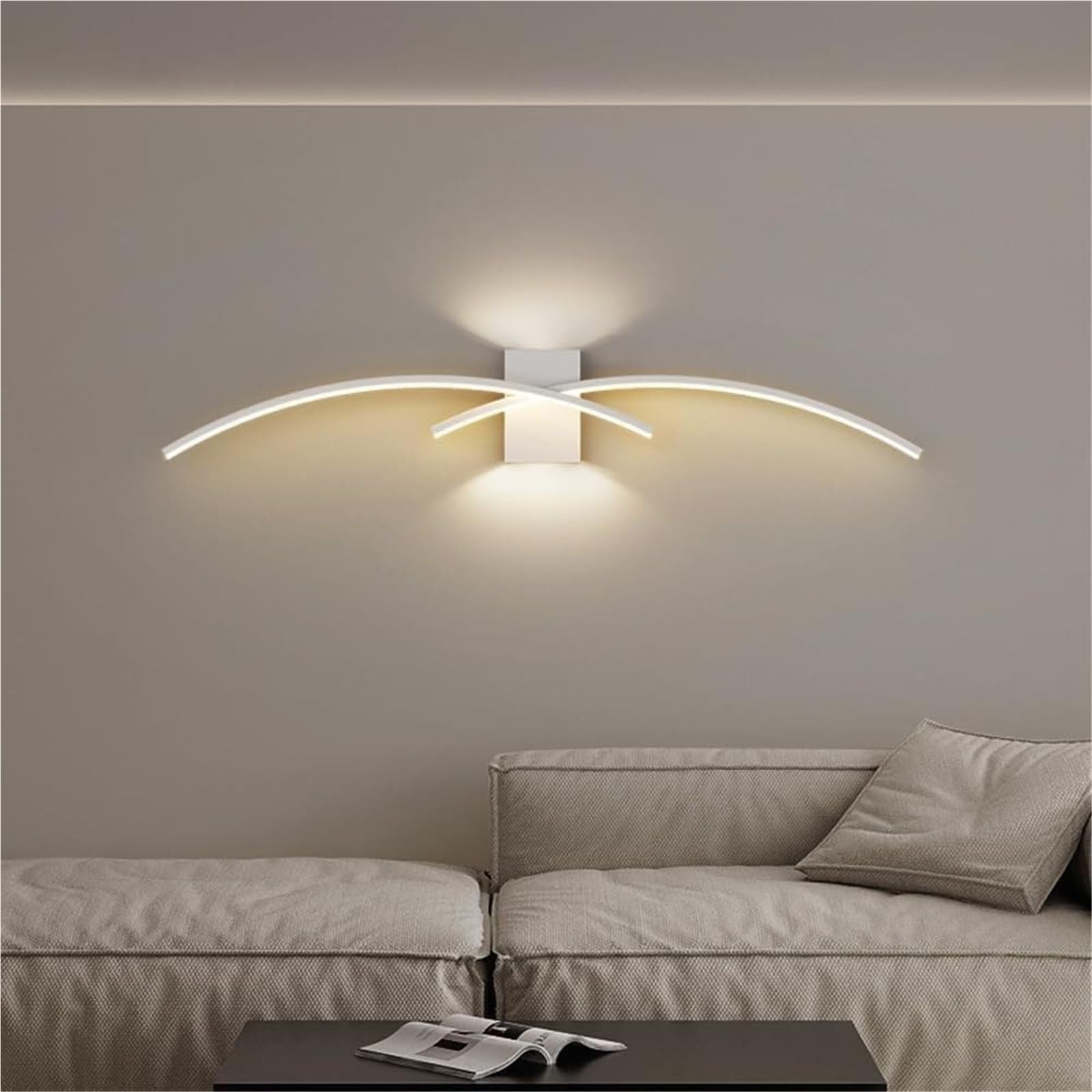 Applique da Parete Moderne in Alluminio LED per Interni Come Soggiorno Camera da Letto E Corridoio con Faretti Regolabili