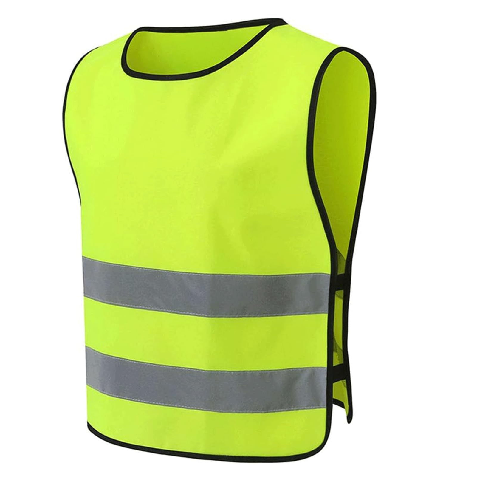 hi vis chaleco reflectante de alta visibilidad, Chaleco de seguridad Traje reflectante Chaleco de seguridad elástico ajustable Chalecos de seguridad reflectantes portátiles de alta
