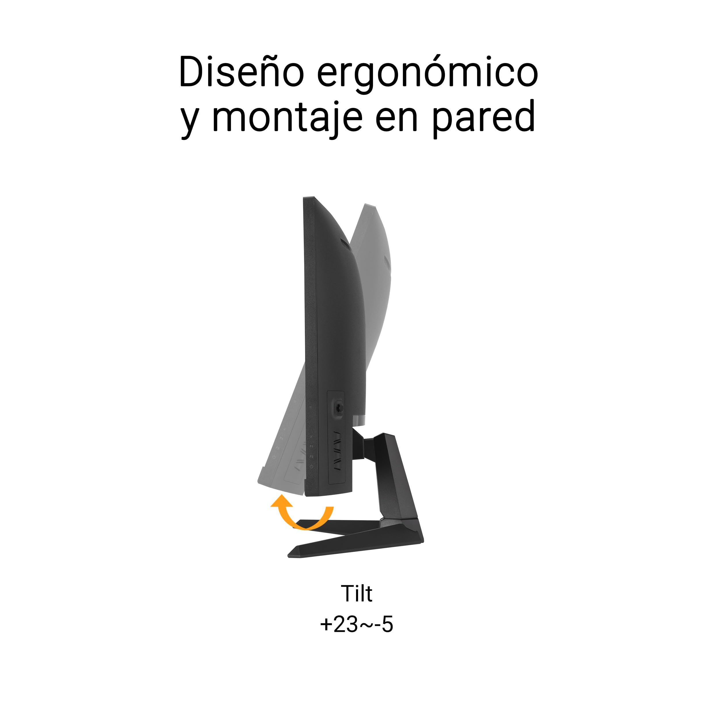 ASUS TUF Gaming VG27WQ3B Monitor Gaming de 27 Pulgadas QHD, Curvo, 180 Hz, ELMB, FreeSync, Tiempo de Respuesta de 0.5 ms, 90% DCI-P3, HDR, DisplayWidget Center