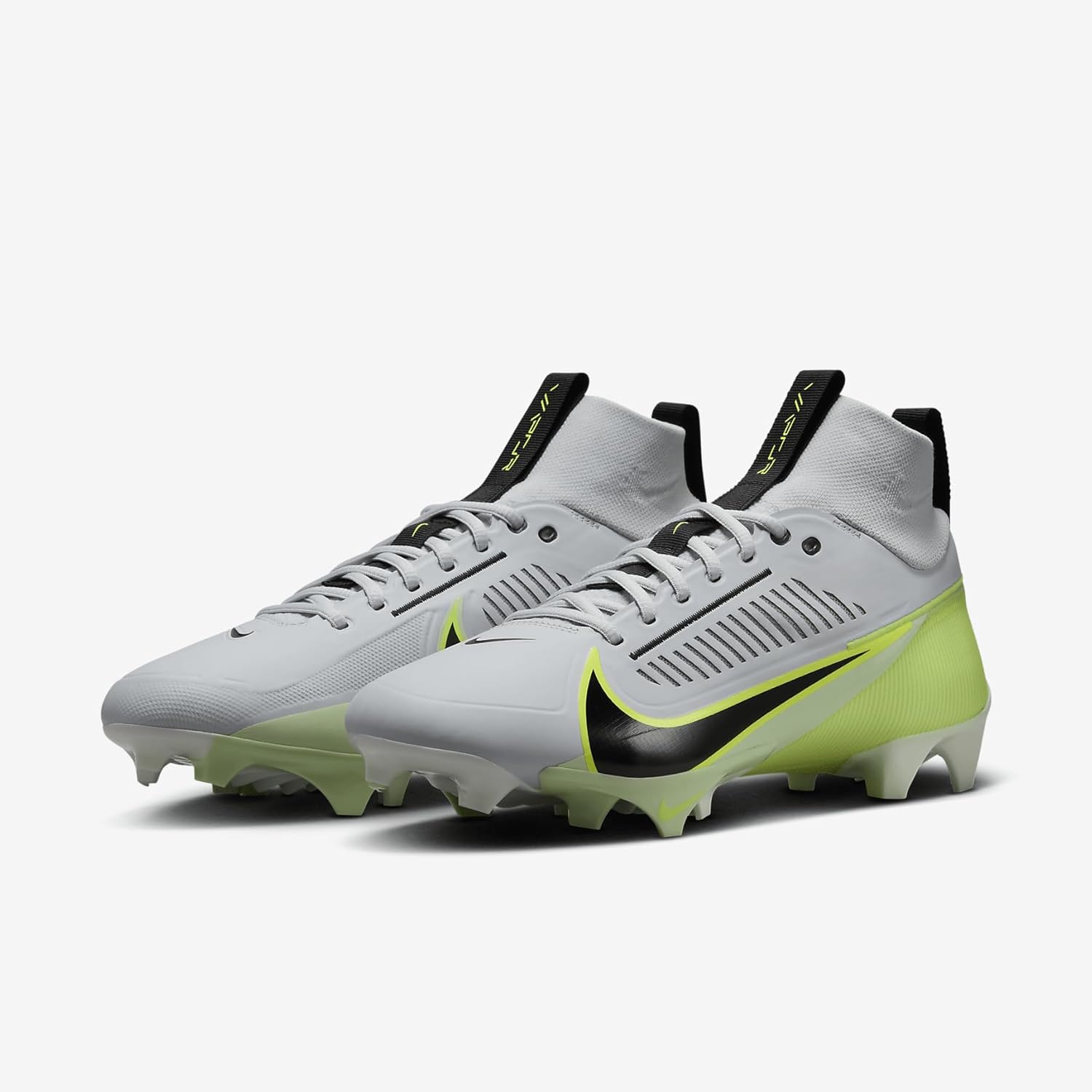 Nike Vapor Edge Pro 360 2 Men's Football Cleats (DA5456-004, Pure Platinum/Vapor Green/Barely Green/Black) Size 4.5 - Image 5