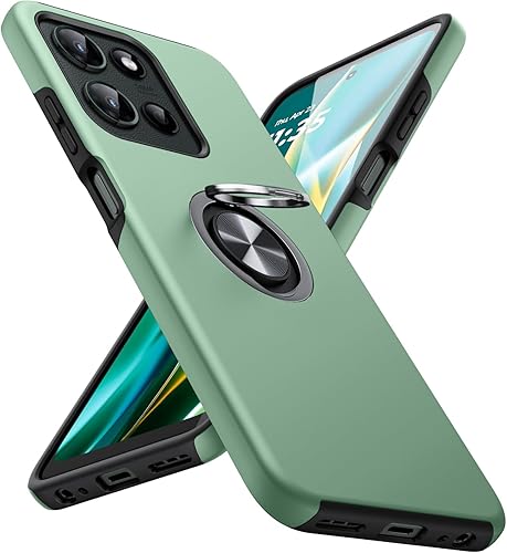 Miniatura 8 de JAME Funda protectora para Moto G Stylus 5G 2021, funda protectora para Moto G Stylus 5G 2021 con soporte, funda delgada y suave a prueba de golpes