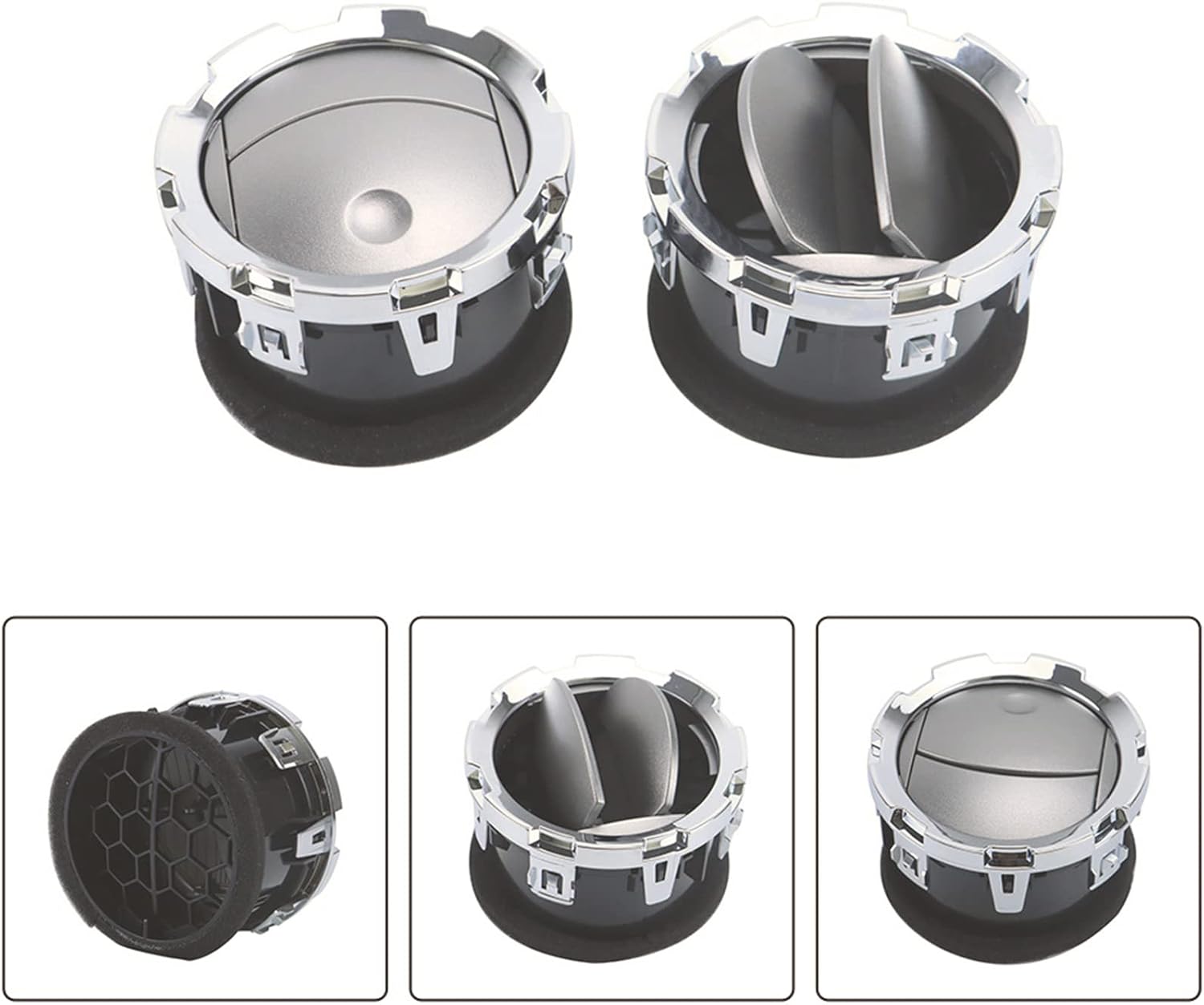 labwork 4PCS Dashboard Louvre AC Heater Air Vent Replacement for 2011-2016 F250 F350 F450 F550 DC3Z19893BA