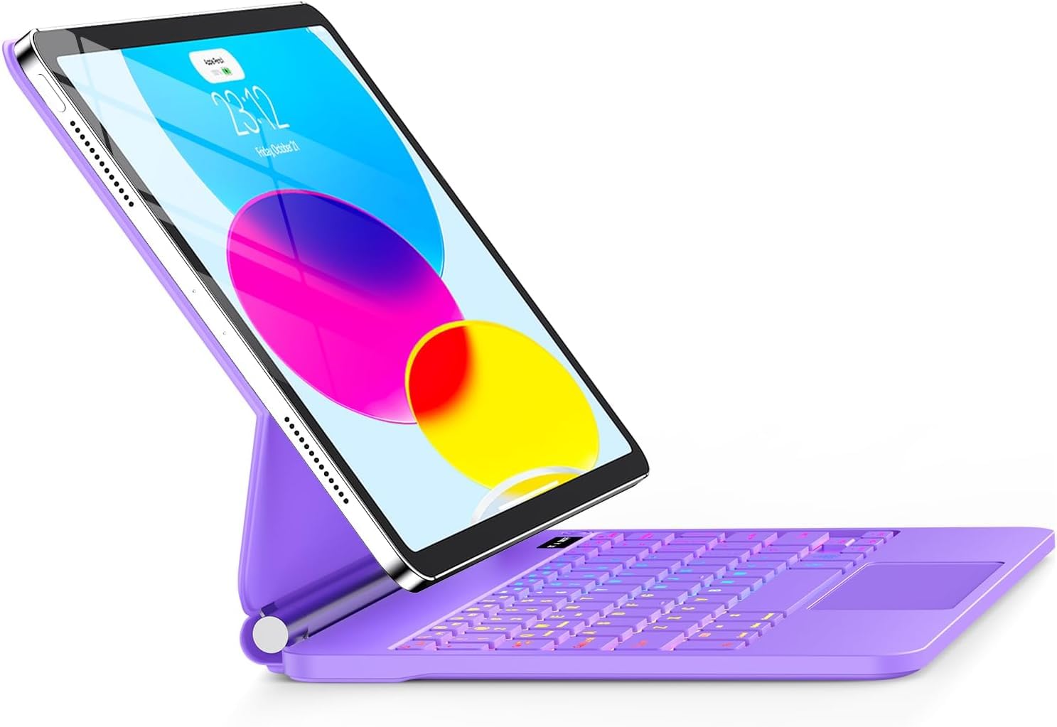 Funda para iPad de 11ª A16 con teclado integrado para resolver la falta de ratón 8