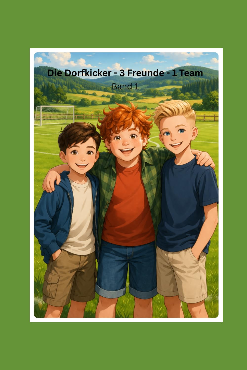 Die Dorfkicker – 3 Freunde – 1 Team – Band 1: Ein spannendes Fußballabenteuer über Freundschaft, Teamgeist und Zusammenhalt (Die Dorfkicker – ... über Freundschaft, Fußball und Zusammenhalt)