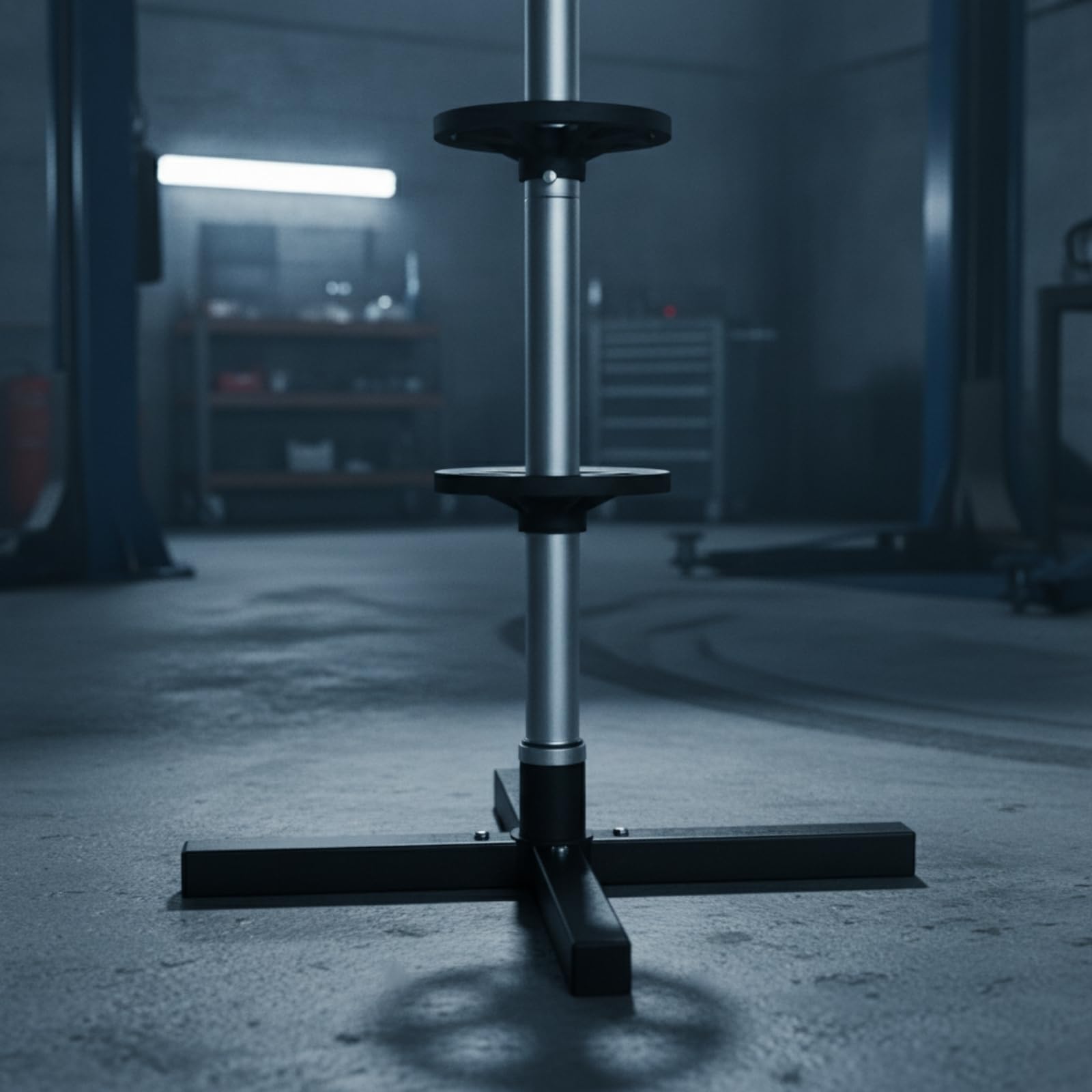 Soporte Neumáticos con Base en Estable Organizador Ruedas Vertical Práctico Expositor Neumáticos para Conductores