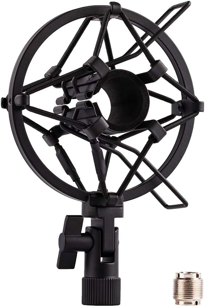 Microphone Shock Mount Holder Clip Mic Anti-Vibration for 22mm-26mm Diameter Dynamic Mic Like Shure SM58 58S SM57 PAG48 Sennheiser E835 E845 AKG D5S Samson Q7 Q8 Behringer Xm8500