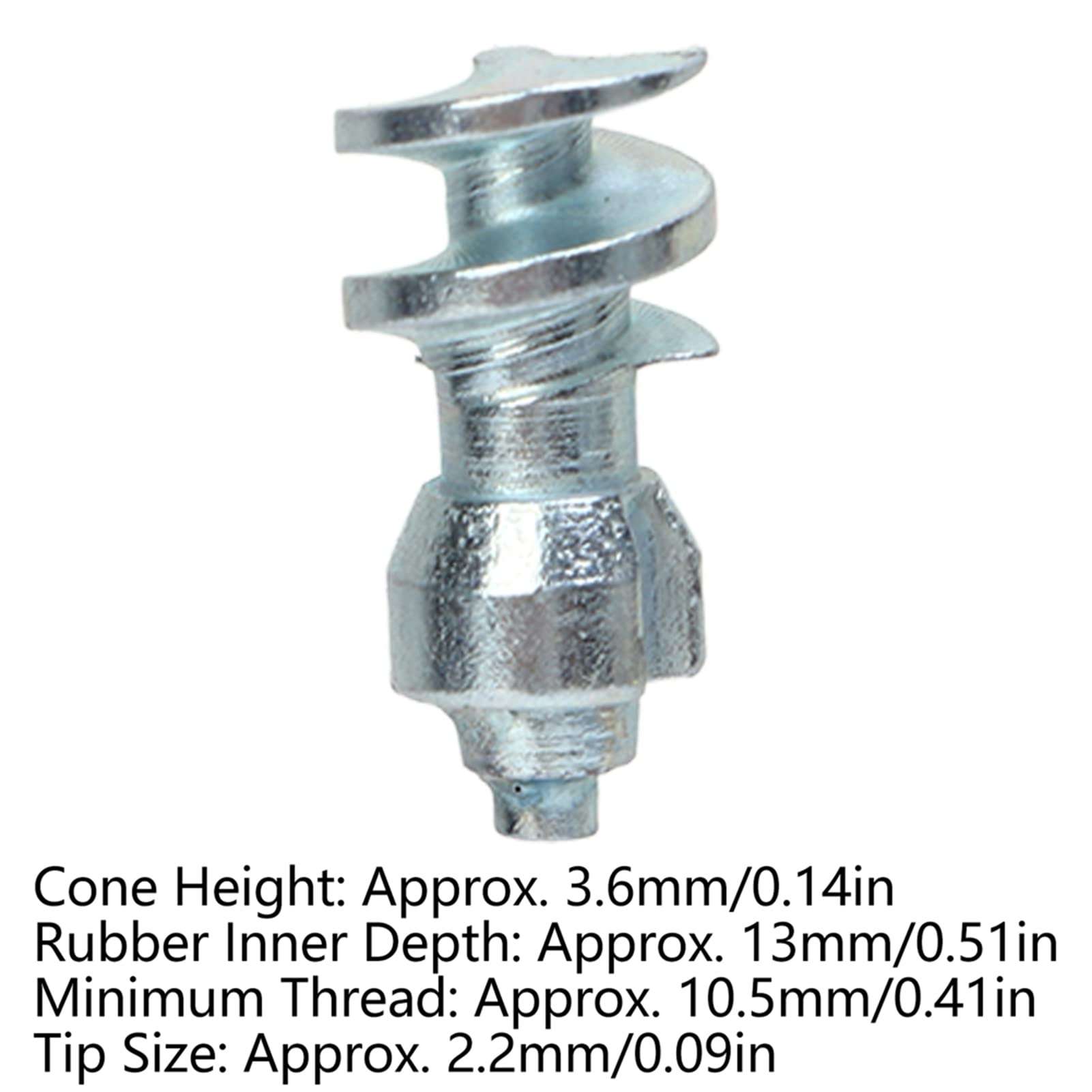 50 uds, clavos para neumáticos, tornillo antideslizante para neumáticos, clavos para neumáticos de bicicleta, clavos para nieve, universales coche bicicleta camión carretilla elevadora vehícu