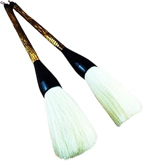 太筆 習字 38cm 筆 書道 水彩 練習 羊毛 書体 楷書 行書 ふで (38cm 2本セット)