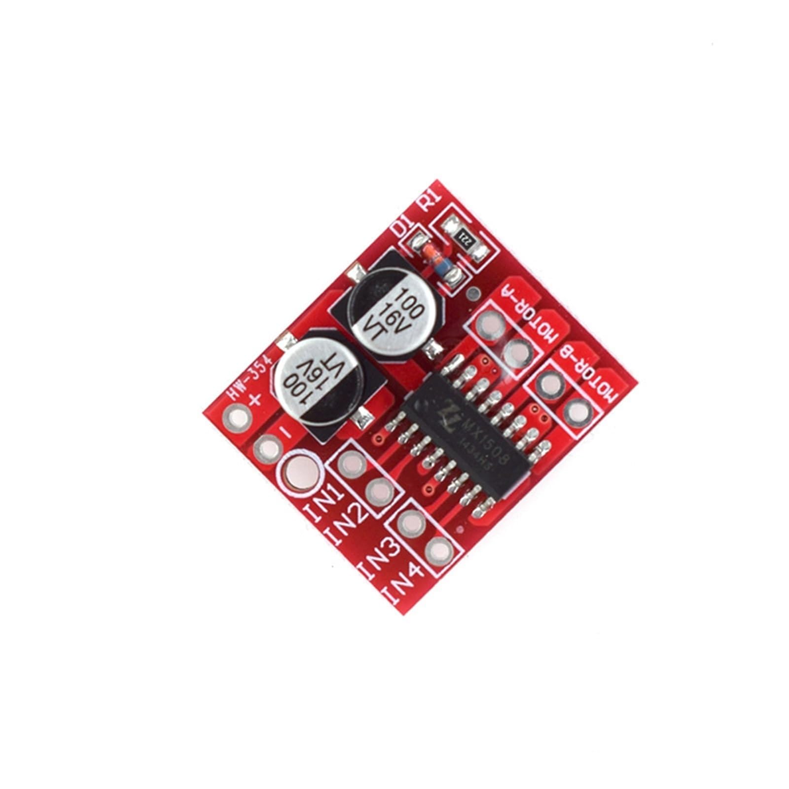 Controlador de motor, 10 Minicontroladores De Motor CC Doble Canal, 1,5 A, Bidireccionales, PWM, Reemplazo Paso A Con Puente H,Control inteligente
