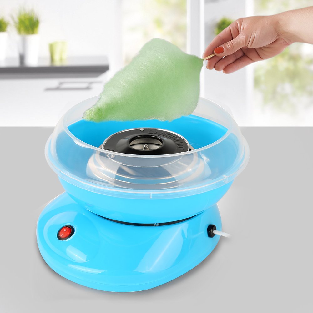 Máquina eléctrica para hacer azúcar de algodón, azul - Electrodoméstico de cocina para niños