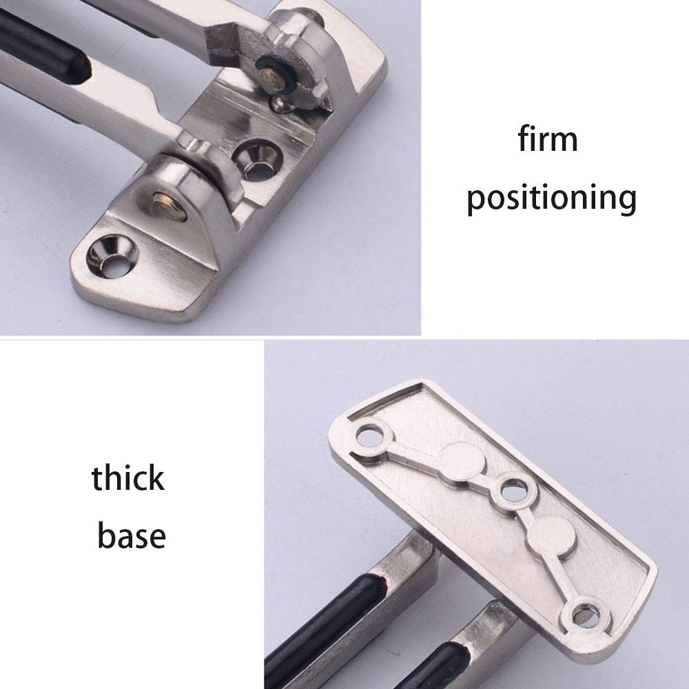 POWERTOOL Security Chain Door, 1pcs Home Security Door Lock Door Guard Security Restrictor Heavy Duty Latch Bar Lock for Door Windows - Image 3