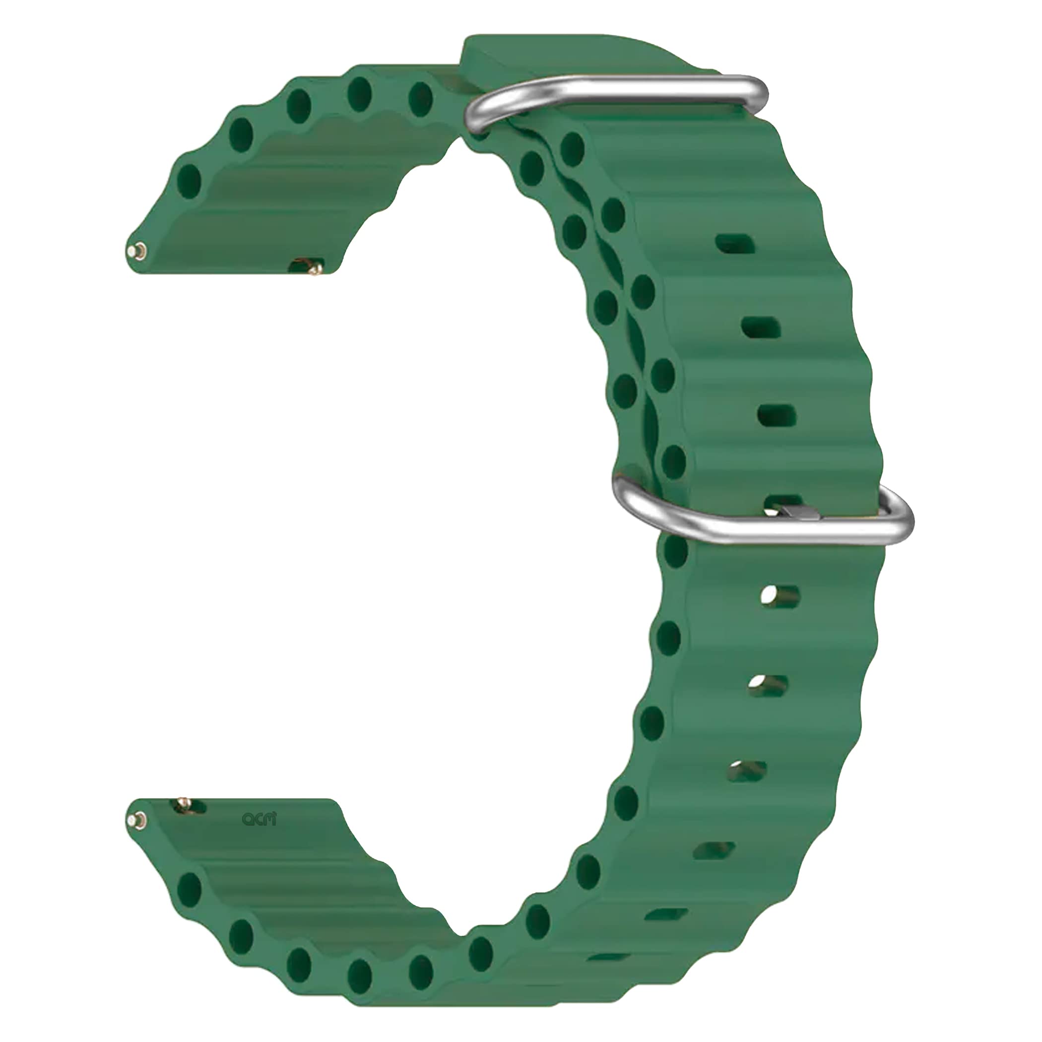 ACM Watch Strap Silicone Smart Belt 20mm compatible with Garmin Forerunner 165 Smartwatch Classic Band-image-44