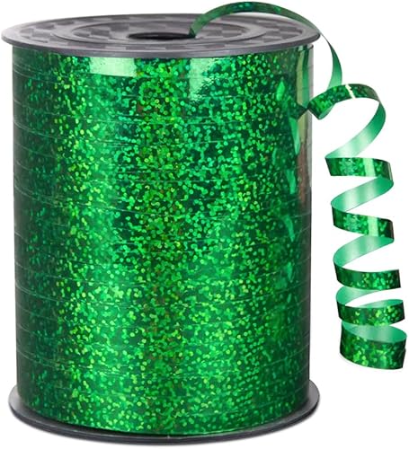 Miniatura 30 de KMER LIFE Cinta rizadora azul brillante de alta calidad, 1/5 pulgadas de ancho x 500 yardas, cintas rizadoras navideñas para envolver regalos