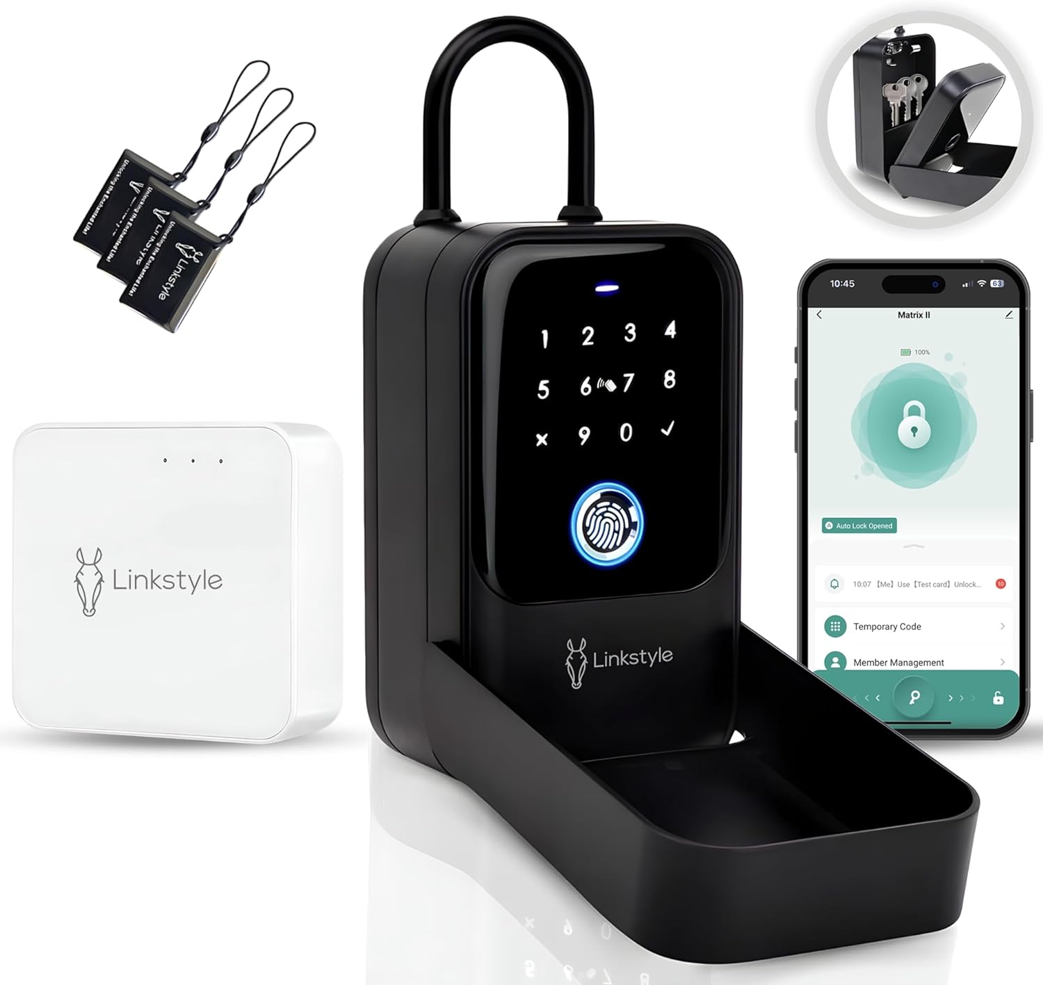 Amazon.com: Matrix II Smart Key Lock Box by LINKSTYLE — Includes
