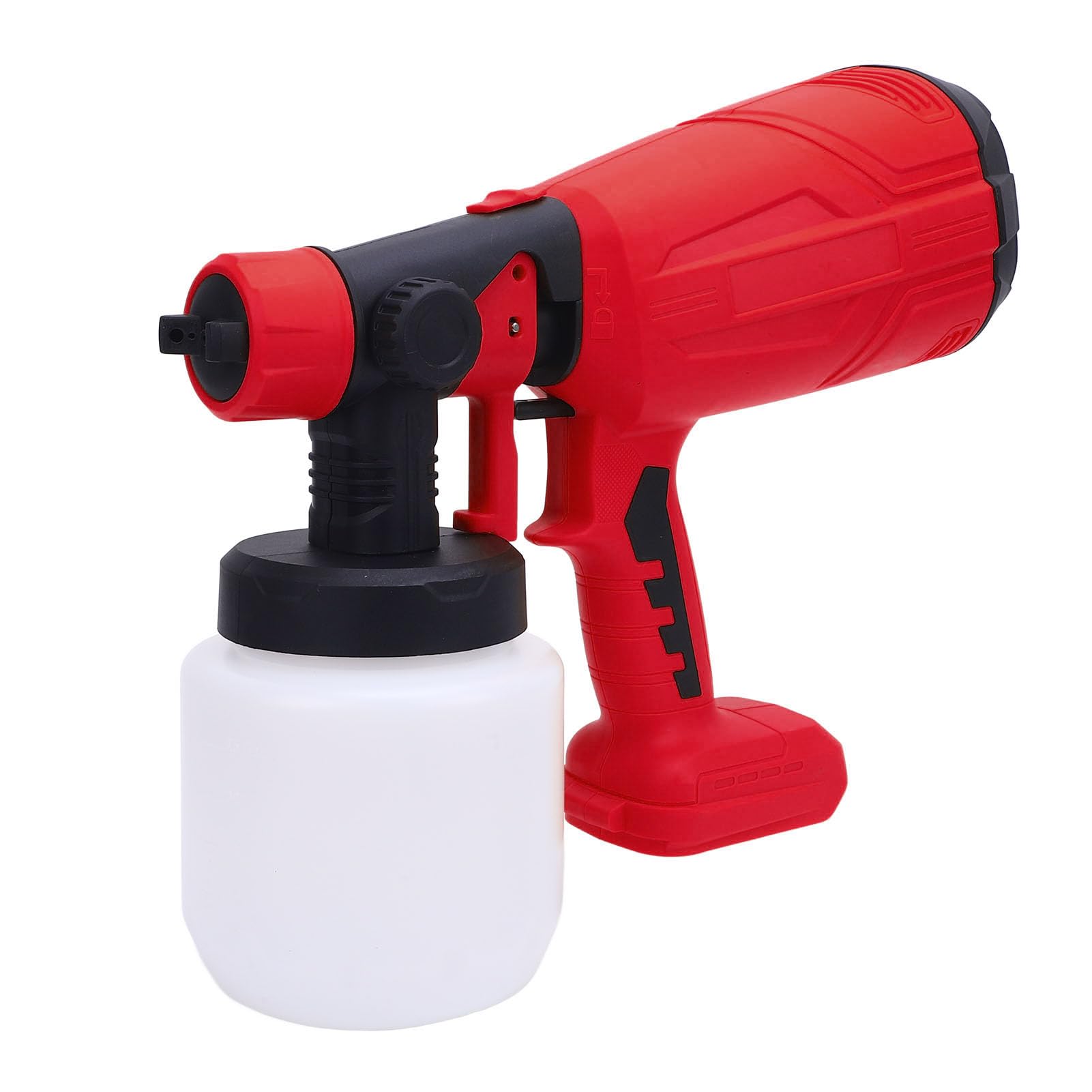 Bezprzewodowy Pistolet do Malowania Natryskowego 800ML 200W Elektryczny Pistolet Natryskowy z 4 Dyszami do Użytku w Domu i na Zewnątrz