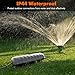 RESTMO Outdoor IP44 Waterproof Electrical Box, Weatherproof Extension Cord Cover, Safety Seal Enclosure to Protect Power Connections, Holiday Light Decorations, Power Tools, Fountains, Gray