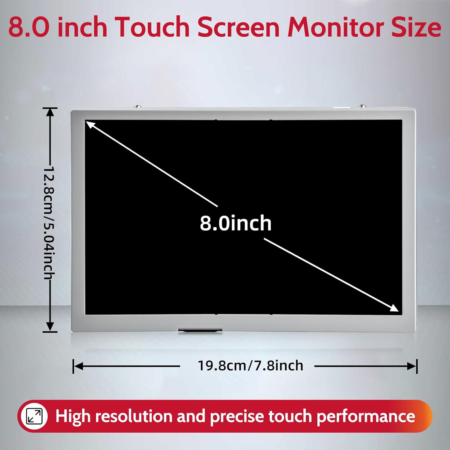 8" Sync 2 Touch Screen Digitizer LCD Display Radio DC3T-18B955-FA for 2011-2015 Ford Explorer/F150/F250/F350, 2011-2014 Ford Edge OE# LQ080Y5DZ03 DC3T-18B955-FC