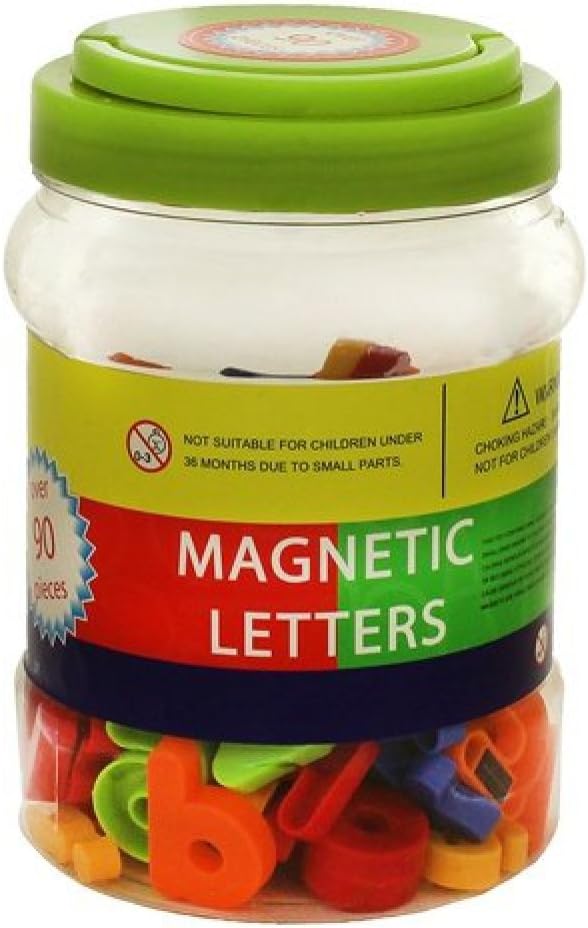 Magnetic Lowercase Letters Set, 90-Pieces