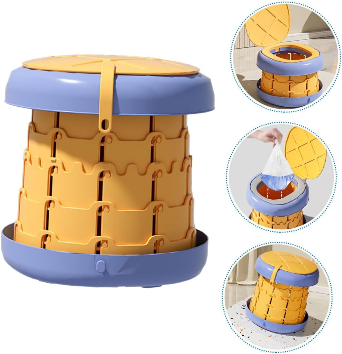 HANABASS Portable Potty for Boys and Girls Boy Girl Travel Toilet Seat Storage Bag Compact and Foldable for Travel