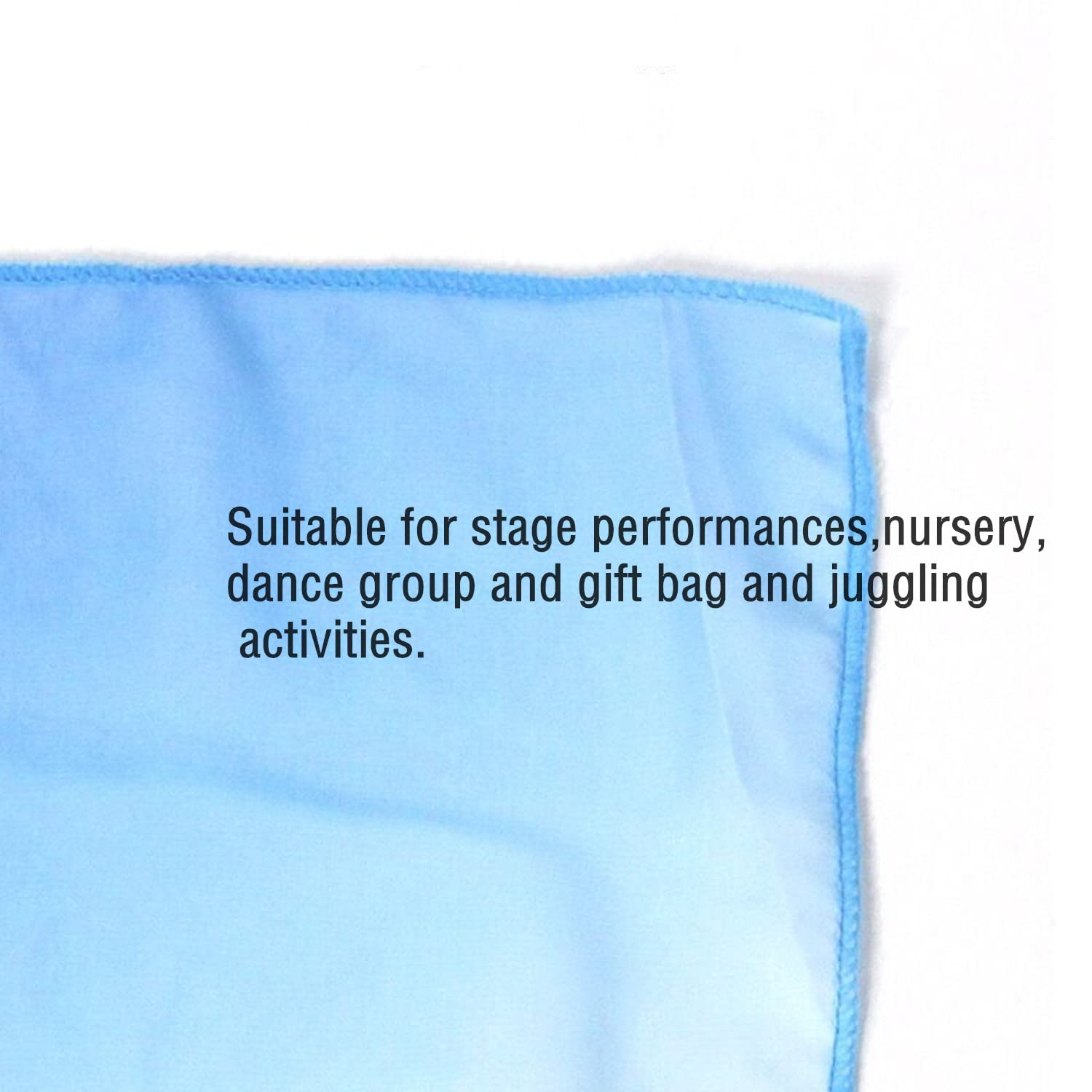 Sciarpa Da Ballo, 14 Pezzi Sciarpa Da Giocoliere Con Banda Quadrata Multicolore Sciarpe Da Movimento Magico Arcobaleno Per Bambini Della Scuola Materna 14 Colori 24 X 24 Pollici - Foto 8