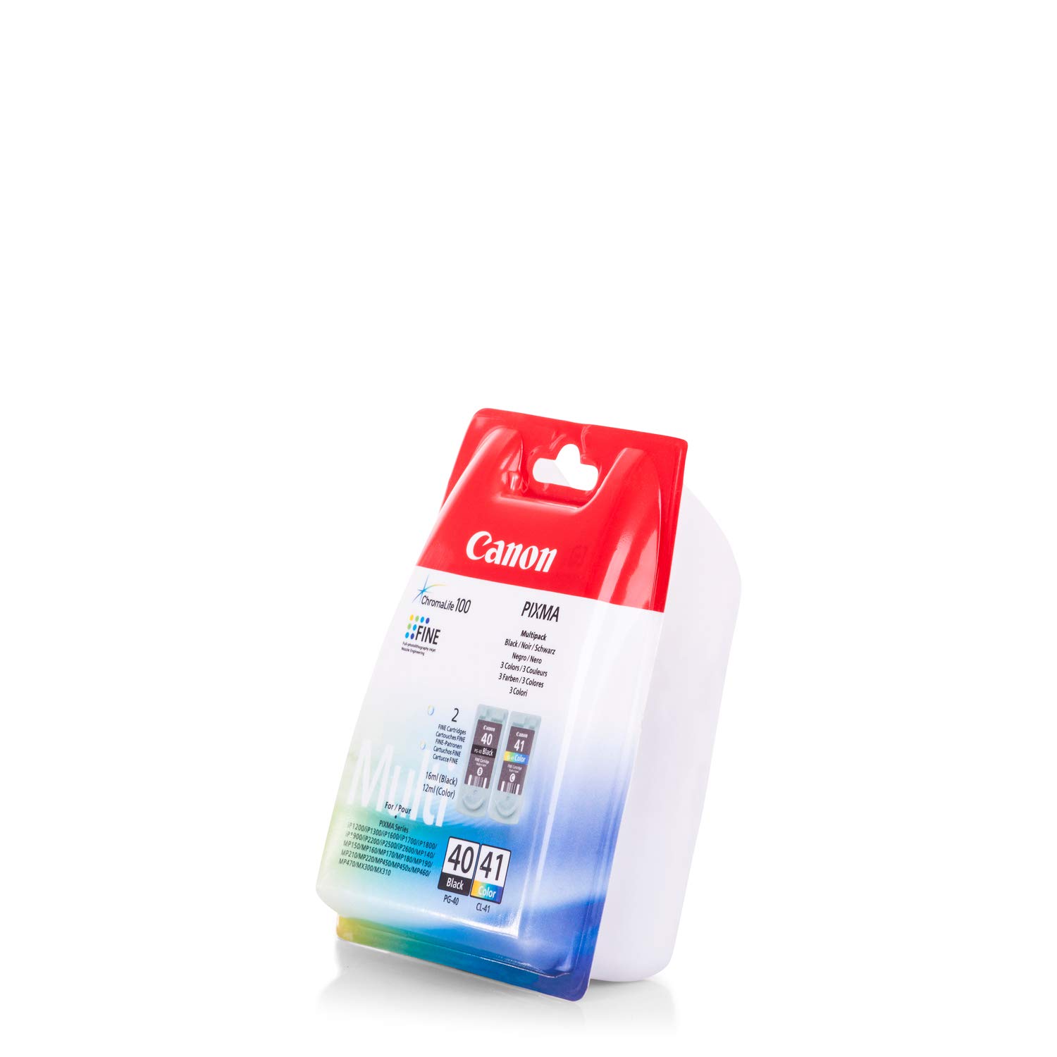 3-PK Genuine Canon OEM PG-40 Black / CL-41 Tri-Color Ink Cartridges Set - View #3