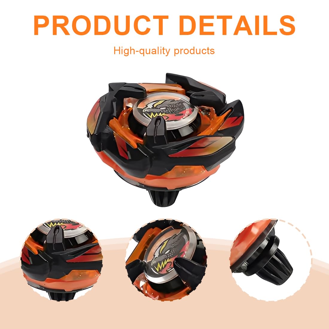 Compatible x Série Set, Gyroscope en Alliage + Transmetteur à Ruban Métrique avec Poignée, Jouet de Combat Multijoueur, Pour les Fêtes, les Jeux en Famille