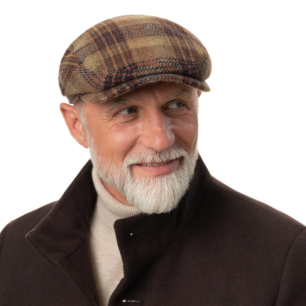 Stetson Driver Wool Garage Flatcap Schirmmütze Karos Herren Herbst Winter