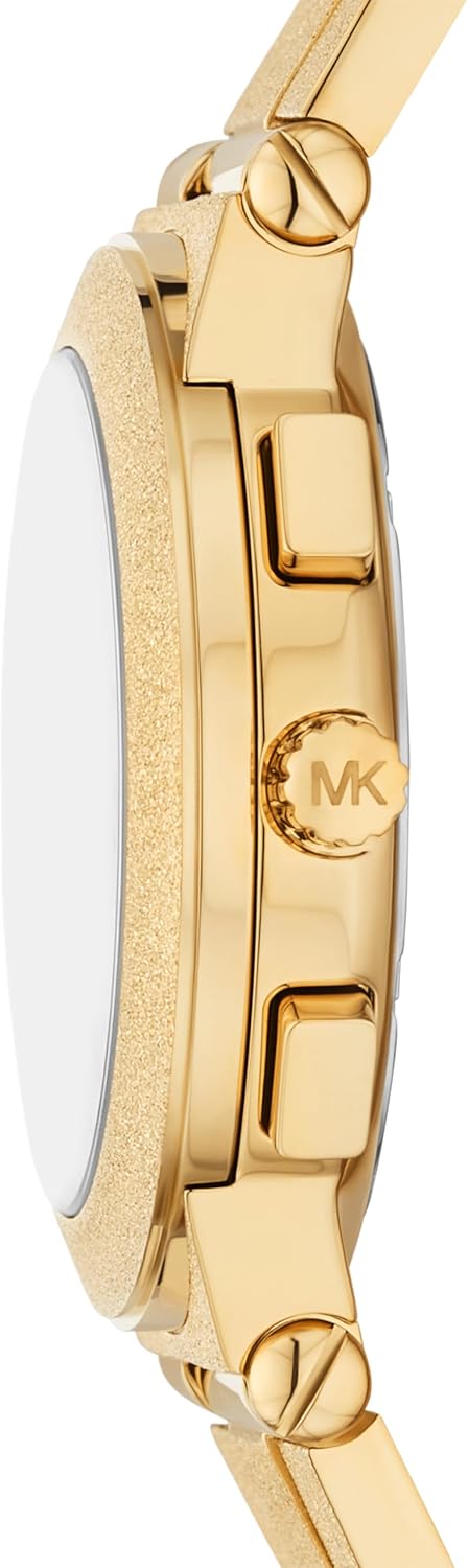 Michael Kors Women's Billie Chronograph Gold-Tone Stainless Steel Bracelet Watch (Model: MK7556) - Image 3