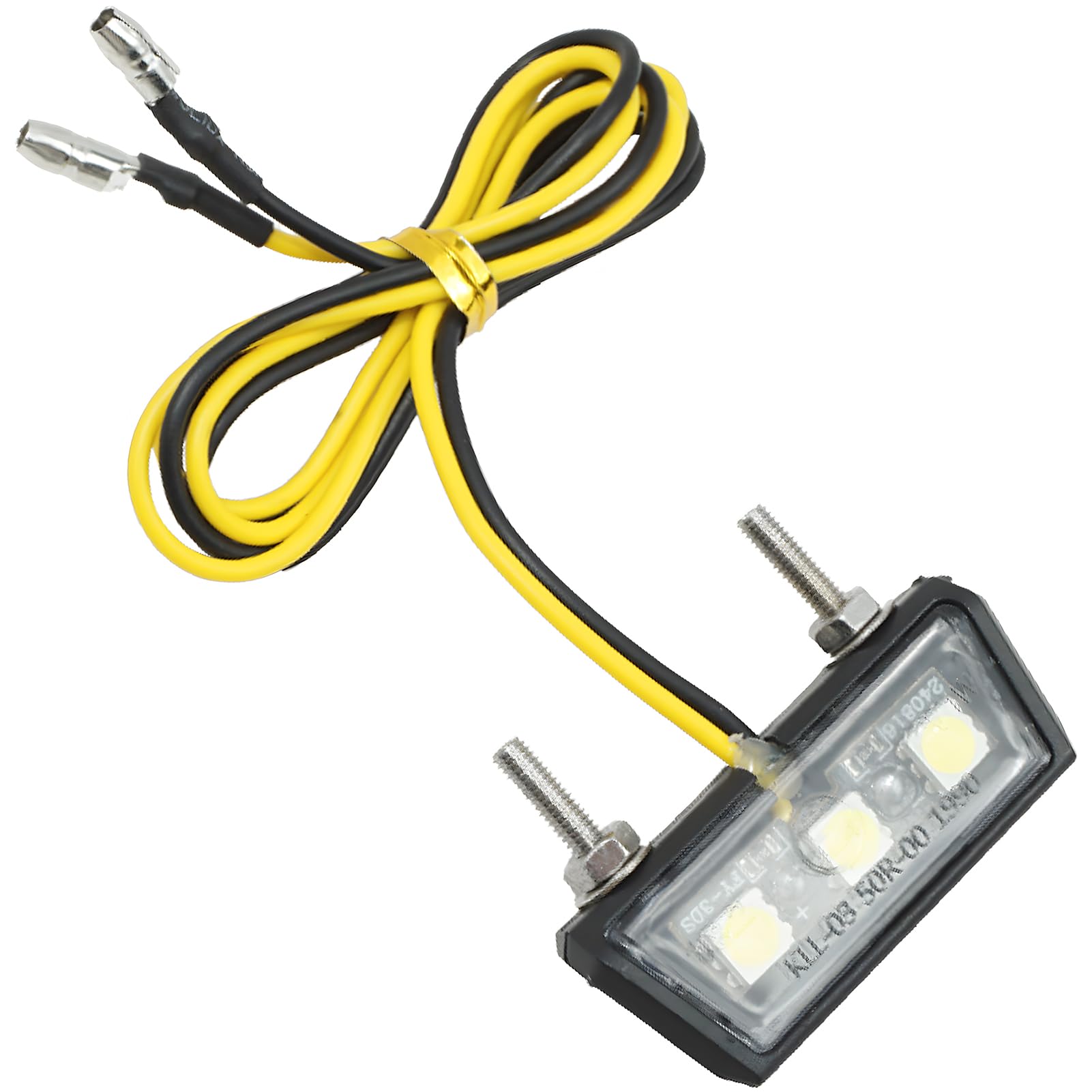 Luce Targa A LED 12V Per Moto, Bianca Ad Alta Luminosità – Design Mini In Lega Alluminio T6061, 50.000 Ore Durata
