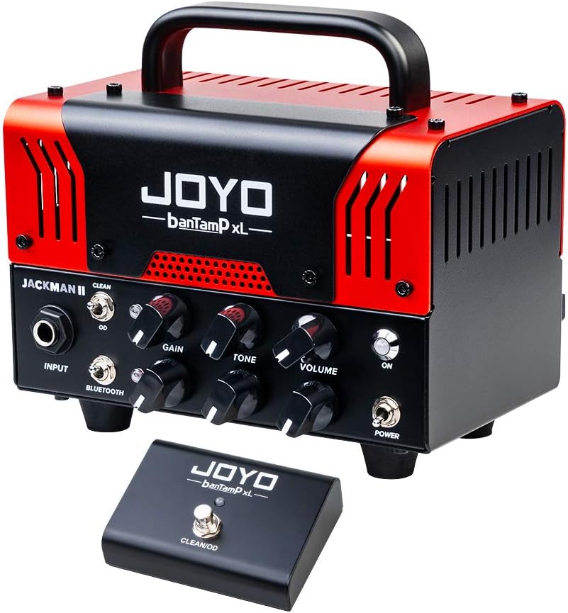 JOYO Jackman II BanTamp XL Series Mini Amp Head 20W Hybrid Tube 2-Channel Guitar Amplifier with Bluetooth (No Sound, Need Extra Speaker)