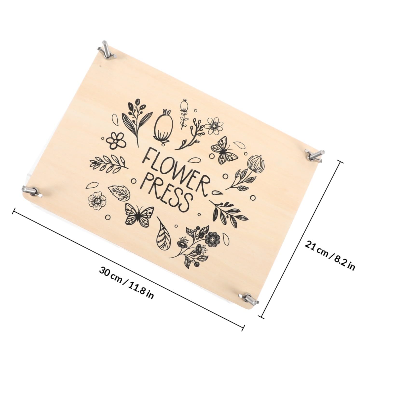iplusmile Blumenpressset mit Zubehör für Gepresste Trockenblumen Diy-blumenpresse-set für Scrapbooking Karten Kunstprojekte und Pflanzenpräparat-werkzeugset