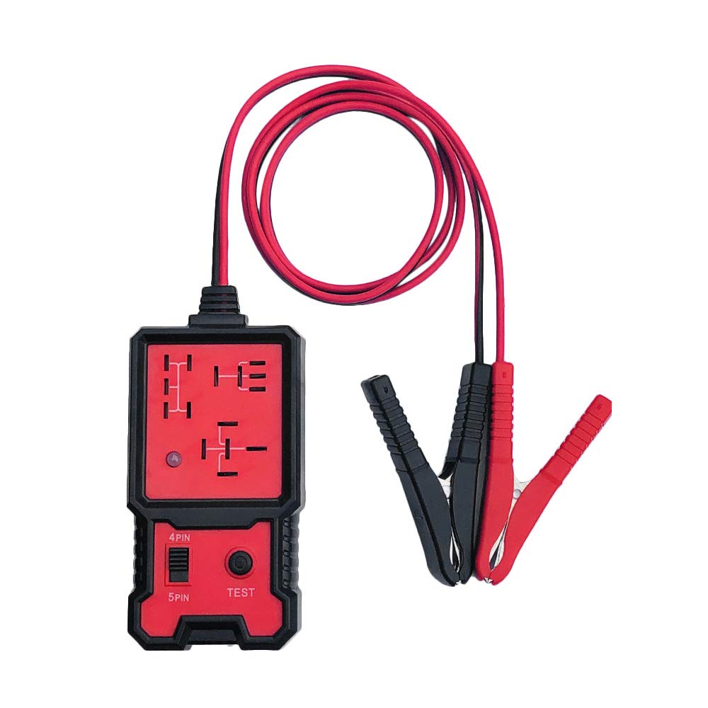 Tooarts 12V Car Battery Checker Electronic Relay Tester with Clips Auto
