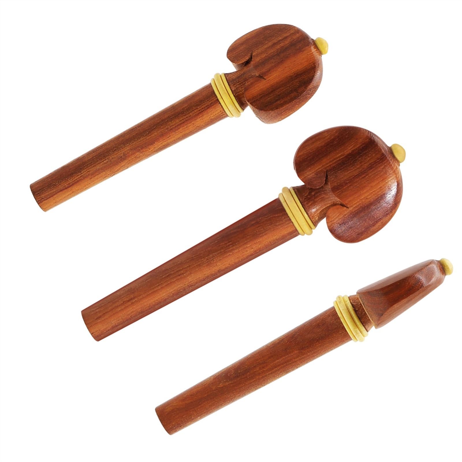 Violinen 4/4 Violine Holz Zubehör Vier Stück Set Wange Rest Pull String Board Schwanz Nagel Peg Welle Violine Instrument Zubehör Geigenzubehör