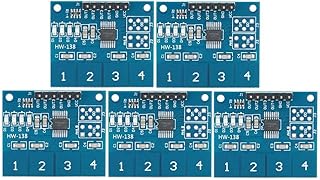 Liccx 5Pcs Touch Switch Module,TTP224 Digital Capacitive Touch Sensor Switch,4 Channels Touch Sensor Switch Digital Sensor Electrical Equipment