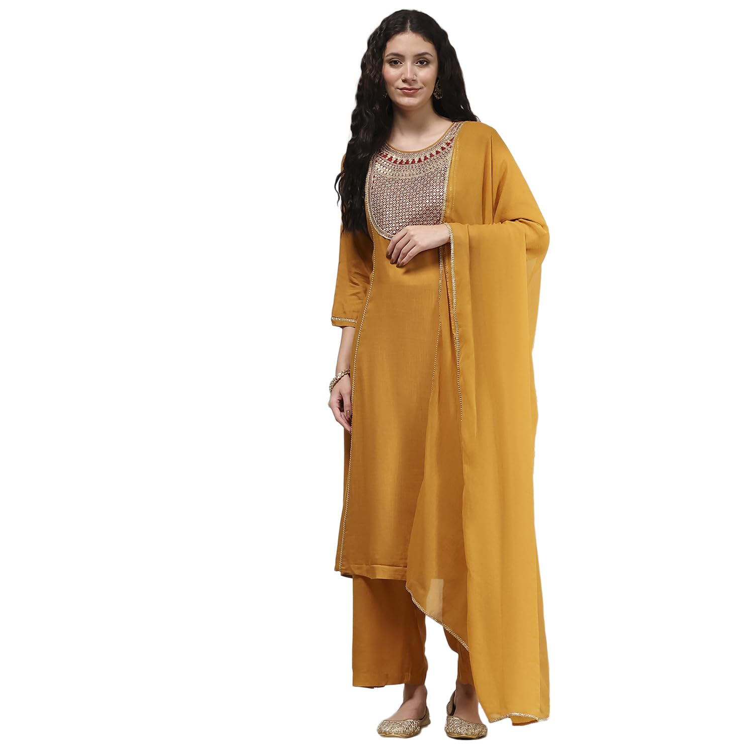 biba Womens Kurta, Bottom, Dupatta-picture-11