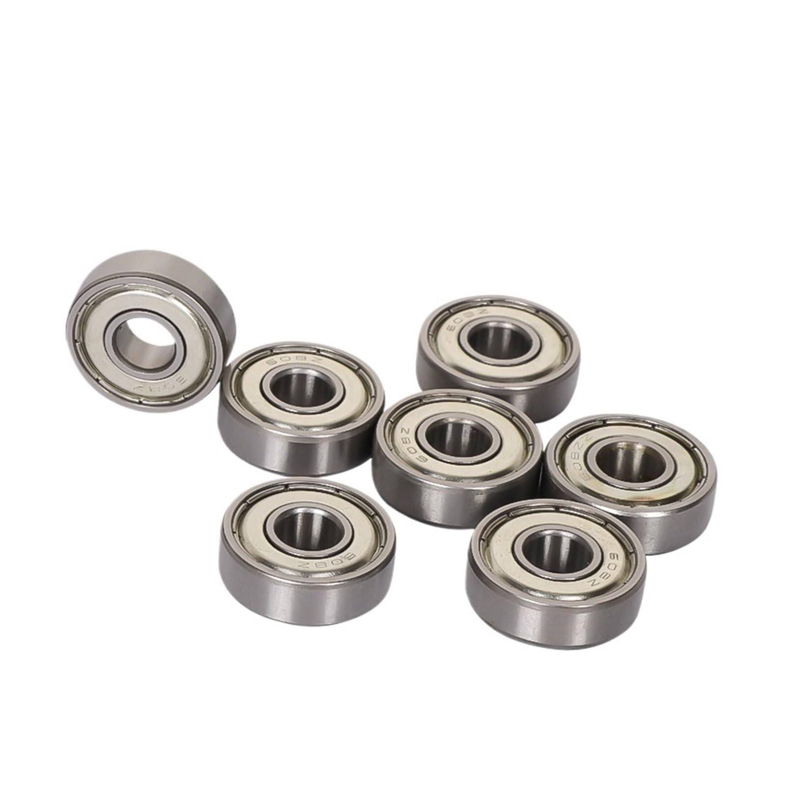 Aspectos, 10 piezas de rodamientos bolas 608 603 604 605 606 607 609 623 624 625 626 627 628 629ZZ (608zz-8x22x7mm)(623zz-3x10x4mm)