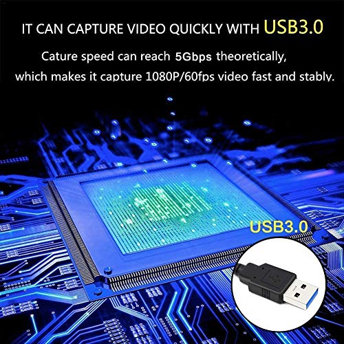 Suerte-Videoaufnahmekarte, Video Capture Card, Praktischer HDMI Capture Karte USB 2.0 Videoaufnahmekarte, Game Capture… – Bild 6