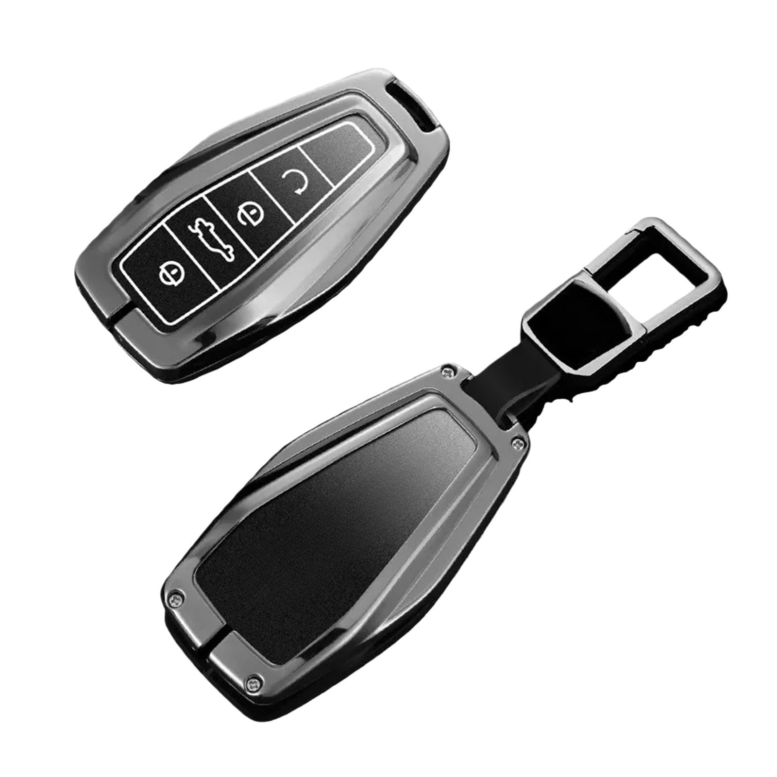 Car Key Case Cover Bag Alloy Leather Compatible for Geely Emgrand X7 EX7 Coolray Atlas Boyue GT GC9 NL3 Tugella Styling Accessories(Style11)