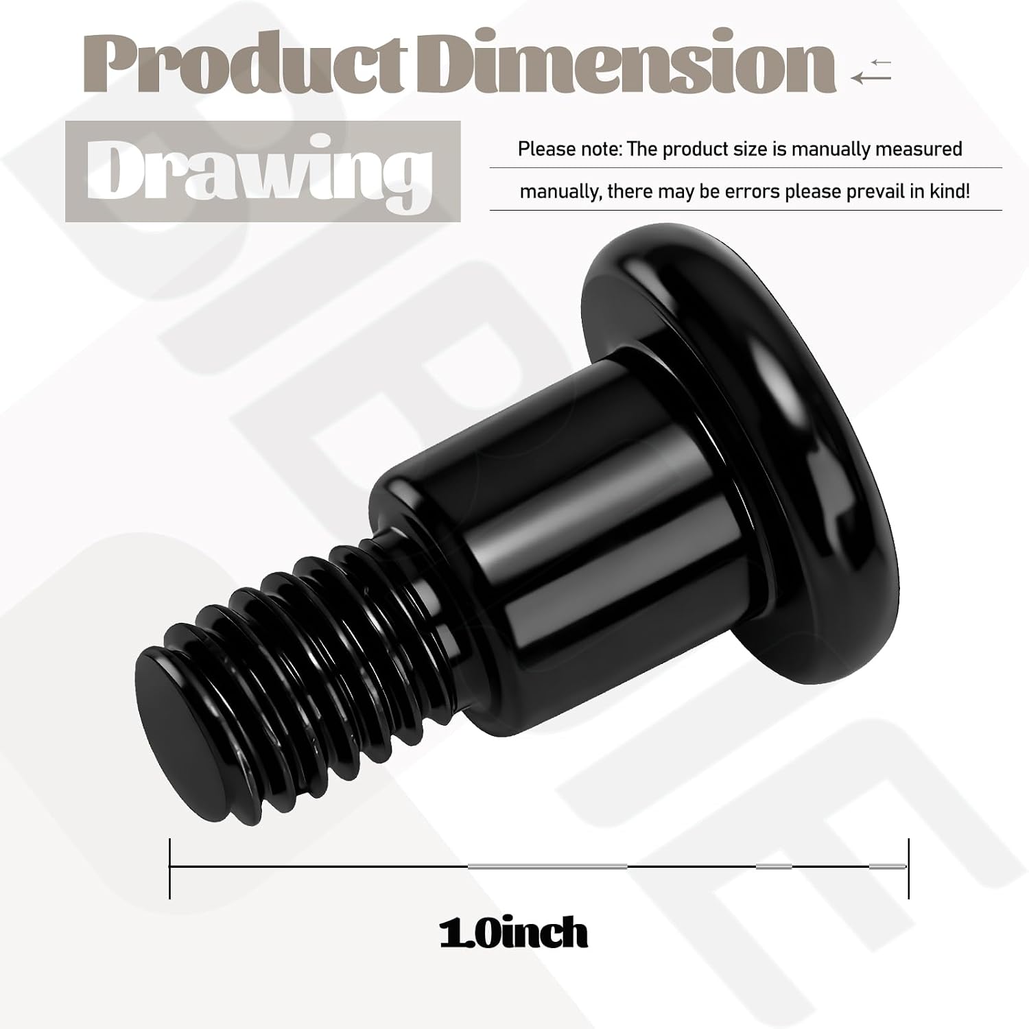 5 Pack Short M6 Step Bolt Compatible with Blackstone Griddle, for Gas Griddles with Side Shelves 1785 1868 1901 2085 2310 2177 2023 2210 2022