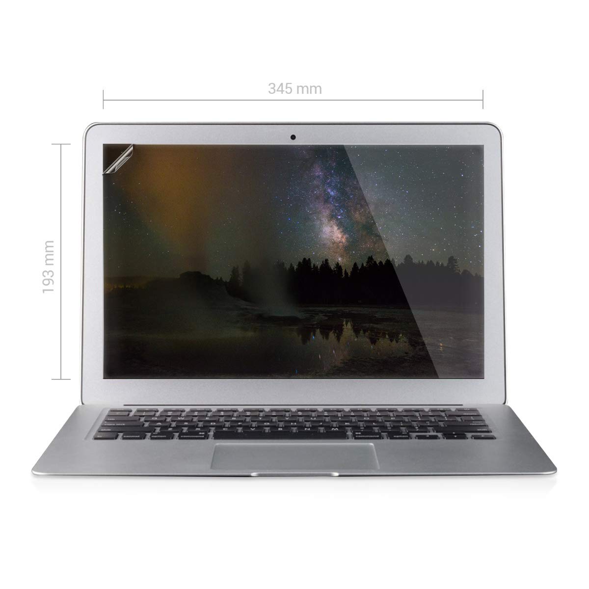 kwmobile Pellicola protettiva universale per schermo laptop per Notebook 39,6cm (15,6")