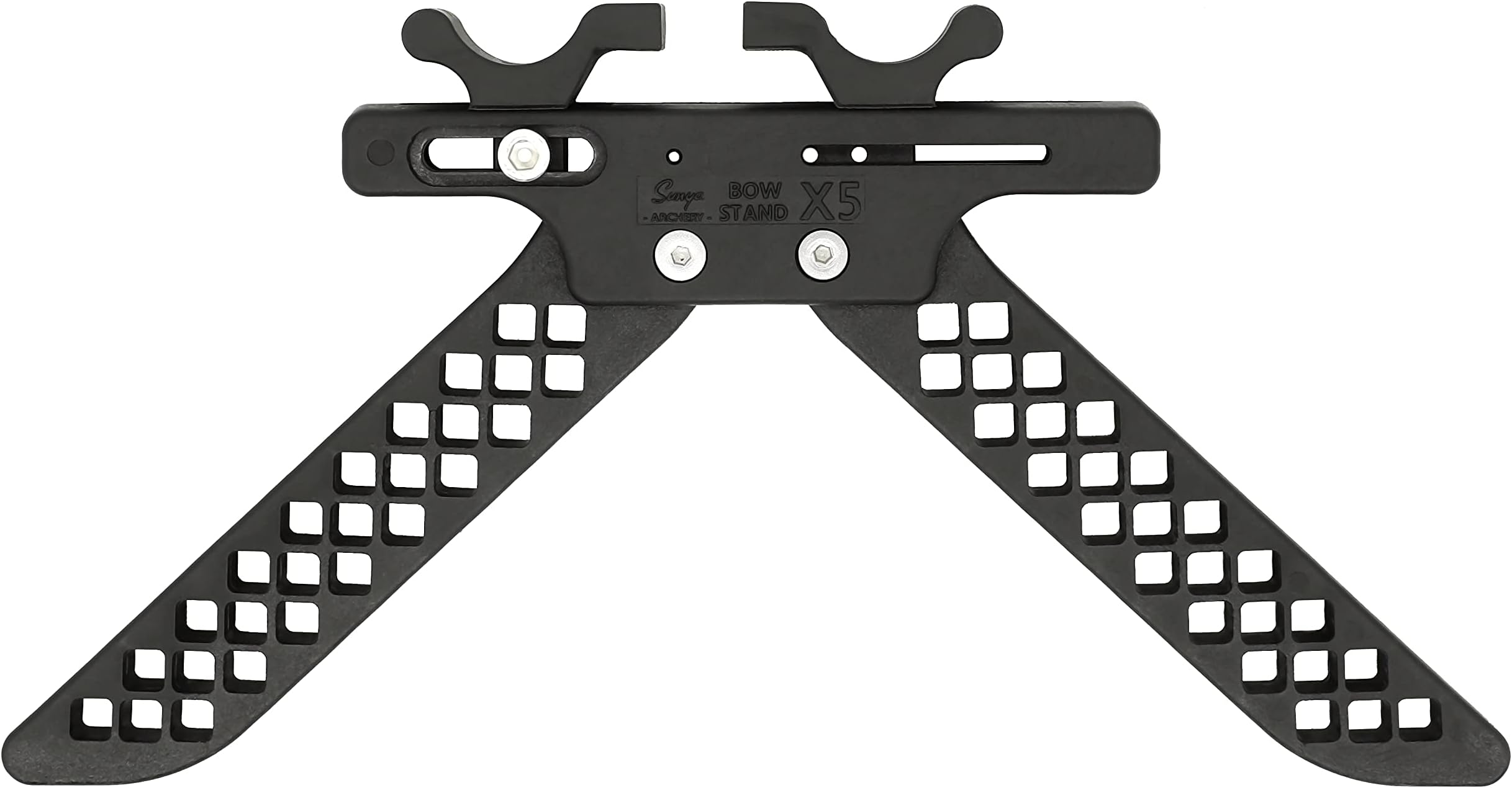 SUNYA Archery Compound Bow Stand with Flexible Clamping Jaws System