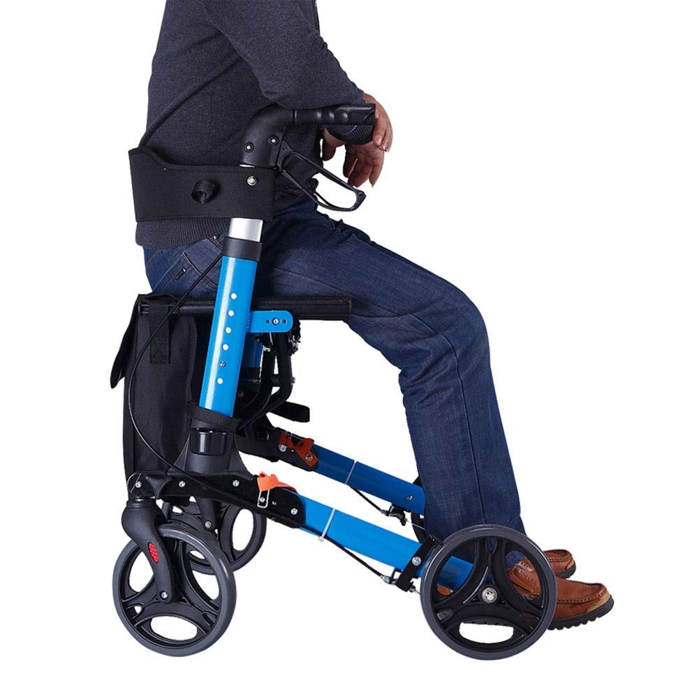 Deambulatore Per Anziani Deambulatore Con Carrello Deambulatore Con Ruota Con Sedile, Deambulatore Multifunzione, Anziani, Disabili, Paziente Infortunato Ausilio Per La Deambulazione Multifunzione