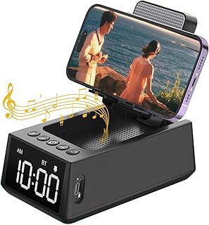 Caixinha de som portátil 3 em 1 caixa de som bluetooth 8w suporte