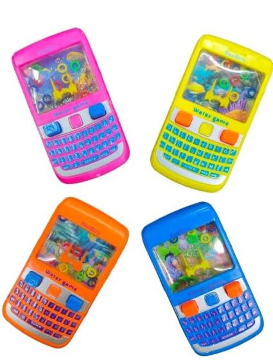YOOKO® Water Ring Game Toy for Kids | Pack of 4 Mobile Shape Water Bubble Games | Birthday Return Gift, Party Favors | Classic Handheld Ring Toss Toy (Multicolor)-image-8