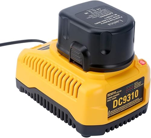 Miniatura 8 de Lasica DC9310 Cargador rápido compatible con Dewalt 18V cargador de batería DC9310 compatible con baterías DeWalt 7.2V-18V XRP NiCad/NiMh DW9116