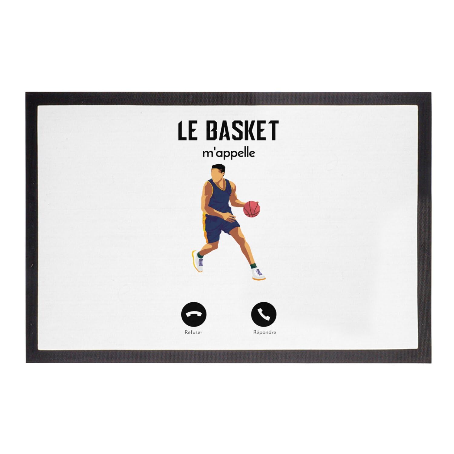 Paillasson Blanc Basket pour éviter la saleté tapis entrée USA