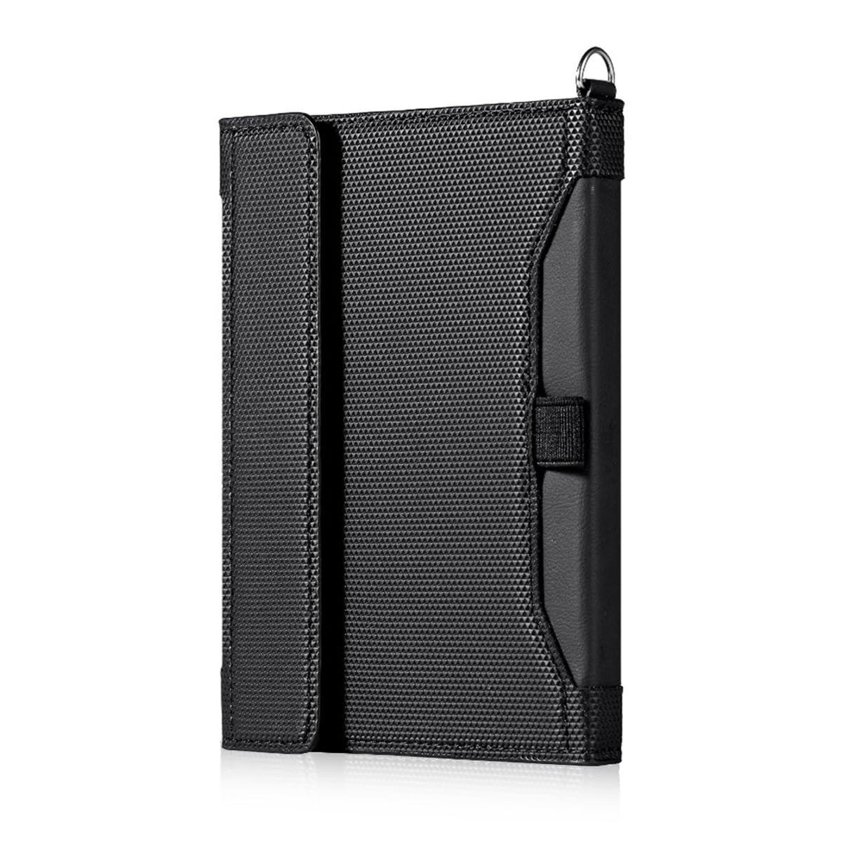 Passport Cover for Men, Leather Passport Holder with Card Slots, PU Passport Cover with RFID Blocking Technology Wallet Card Holder Safe Passport Holder Wallet Passport Bag 14x10.5cm, Black-image-40