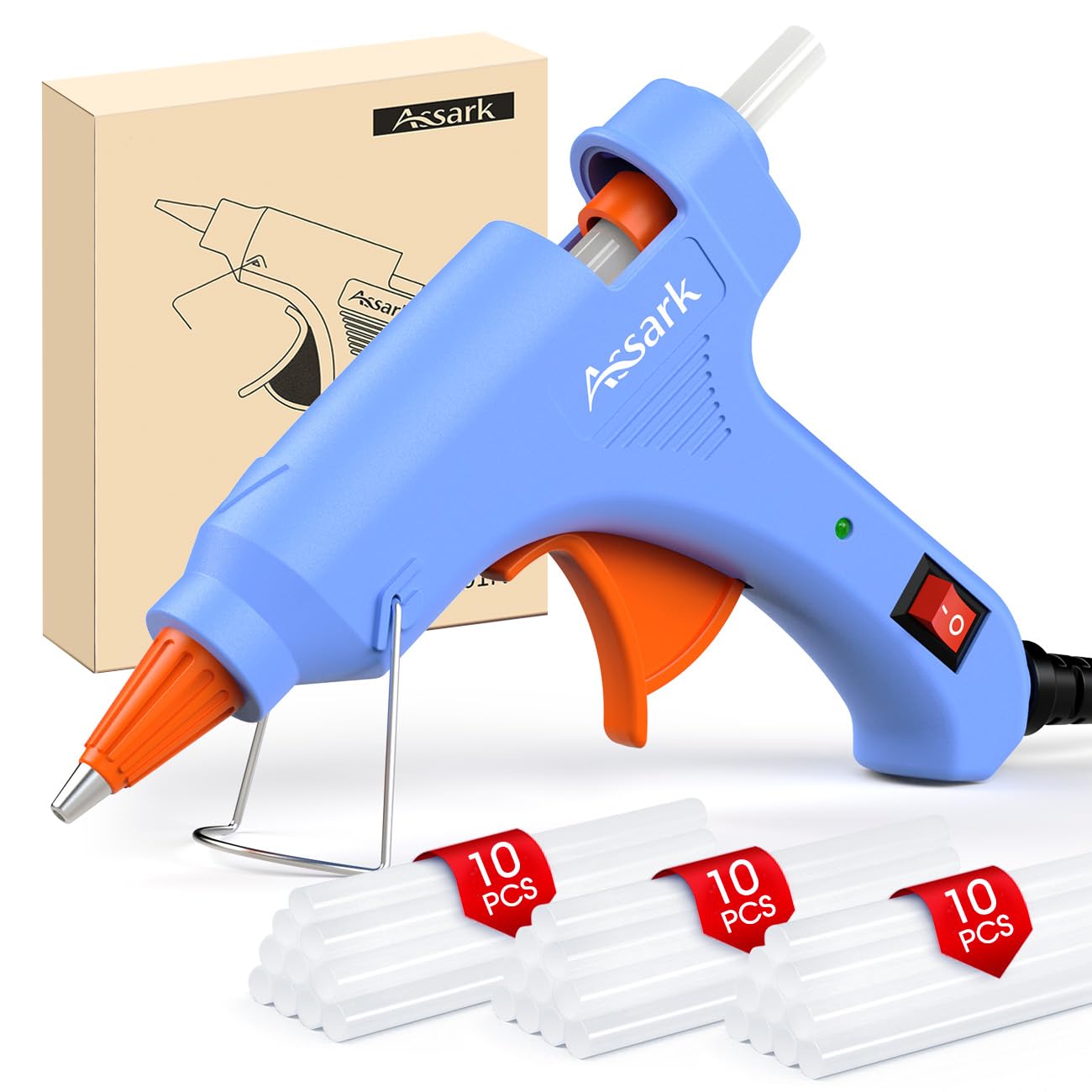 Assark 30W Mini Hot Glue Gun Kit