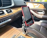 Vista 3 de Phone mount for Mercedes GLE GLC GLS EASY release holder CLAMP ON design for center console Magnetic, for iphone, for android, wireless